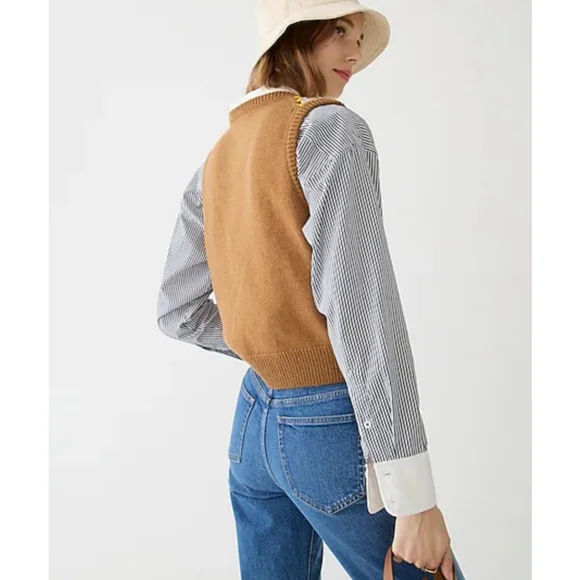 23. J.Crew Crochet sweater-vest - Picture 4 of 11